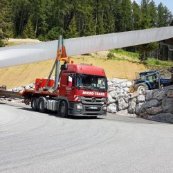 Blades transport frame