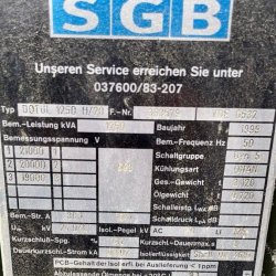 SGB oil transformer