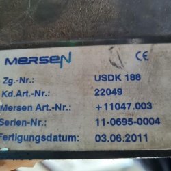 Sudwind S-70 1,5 MW bague collectrice Mersen USDK 188