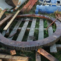 Vestas V66 Yaw plate and gears 