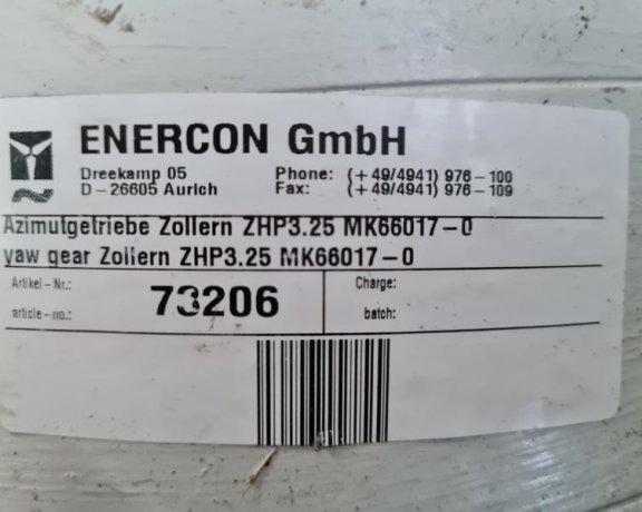Azimutmotor inkl. Getriebe / yaw motor incl. gearbox für Enercon E-66 / E-70