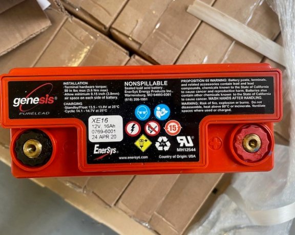 BATTERIE, 12V BLEISÄURE XE16