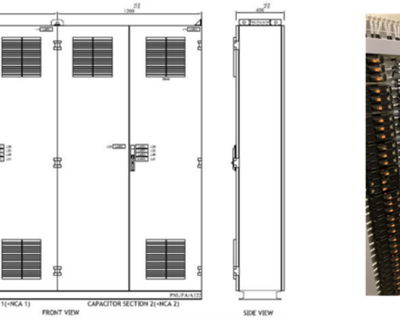 KONDENSATORPANEL NCA1+NCA2 2.1MW LTV USA E.05.1.1.2.203