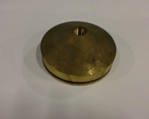 CONE( BRASS) M16 LEFT THREAD FRAME CONNECTION LPS (Lightning Protection System)FOR LM 19.1