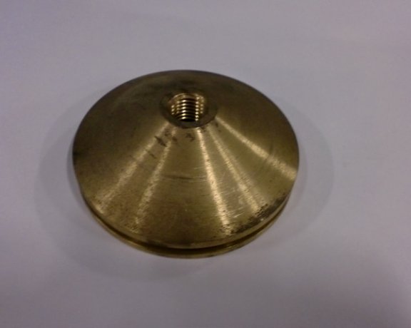 CONE( BRASS) M16 RIGHT THREAD FRAME CONNECTION LPS (Lightning Protection System) FOR LM 19.1