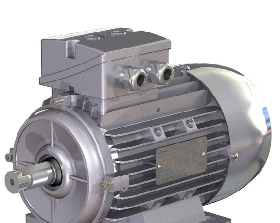 Elektromotor 1,1kW, B5 Flansch, 50/60Hz, 130/400 VAC