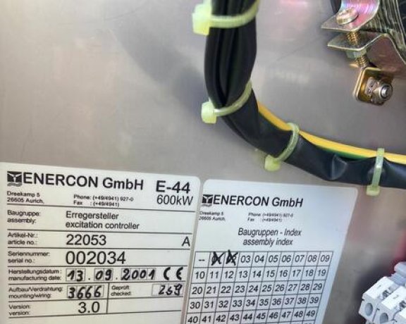 Enercon E-40 6.44 600 kW E-44 Erregersteller SAP 22053
