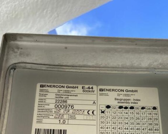 Enercon E-40 6.44 600 kW E-44 Gleichrichter SAP 22286