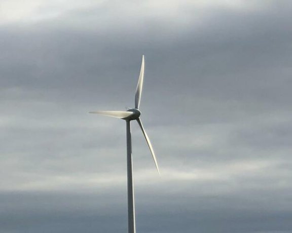 Enercon E66 wind turbines in operating condition