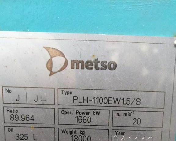 Gearbox Metso PLH-1100EW 1.5/S 