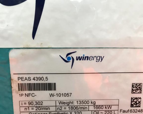 GEARBOX WINERGY PEAS 4390,5 i:90,302