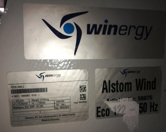 Gearbox – Winergy PZFB – 3495.3 50 Hz