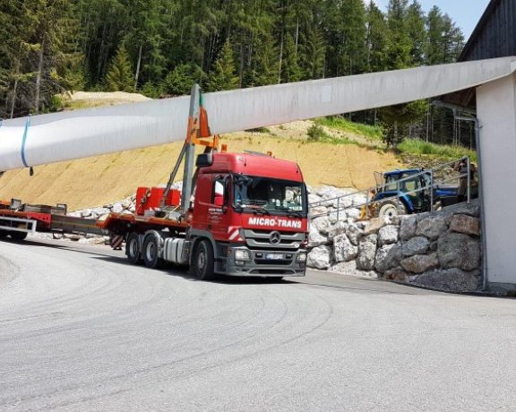 Blades transport frame