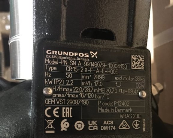 Pump CR15-2 X-F-A-E-HQQE