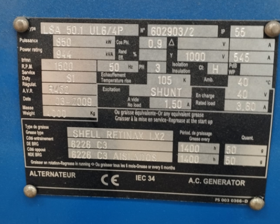 generador made AE52 