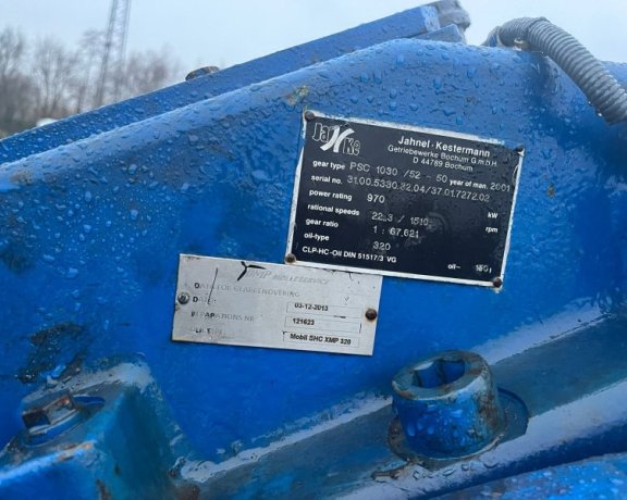 N80 gearbox, Flender PZAB3450.1 | Nordex Flender PZAB