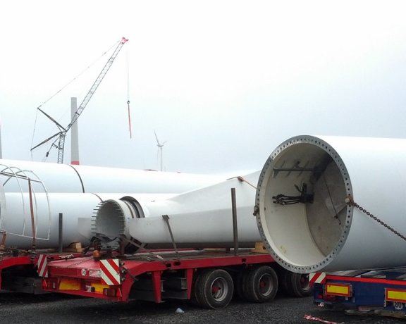 Wind turbine transport service