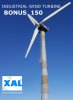 Turbina eólica Bonus 150 en venta, 120/150 kW
