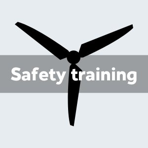 Safety training wind turbine