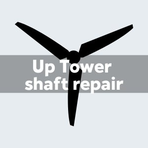 wind turbine Up Tower Shaft Repair